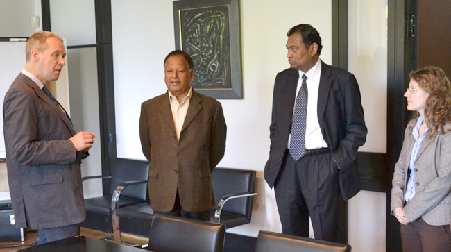 Minister Amunugama Meets Friedrich Naumann Foundation | Daily News