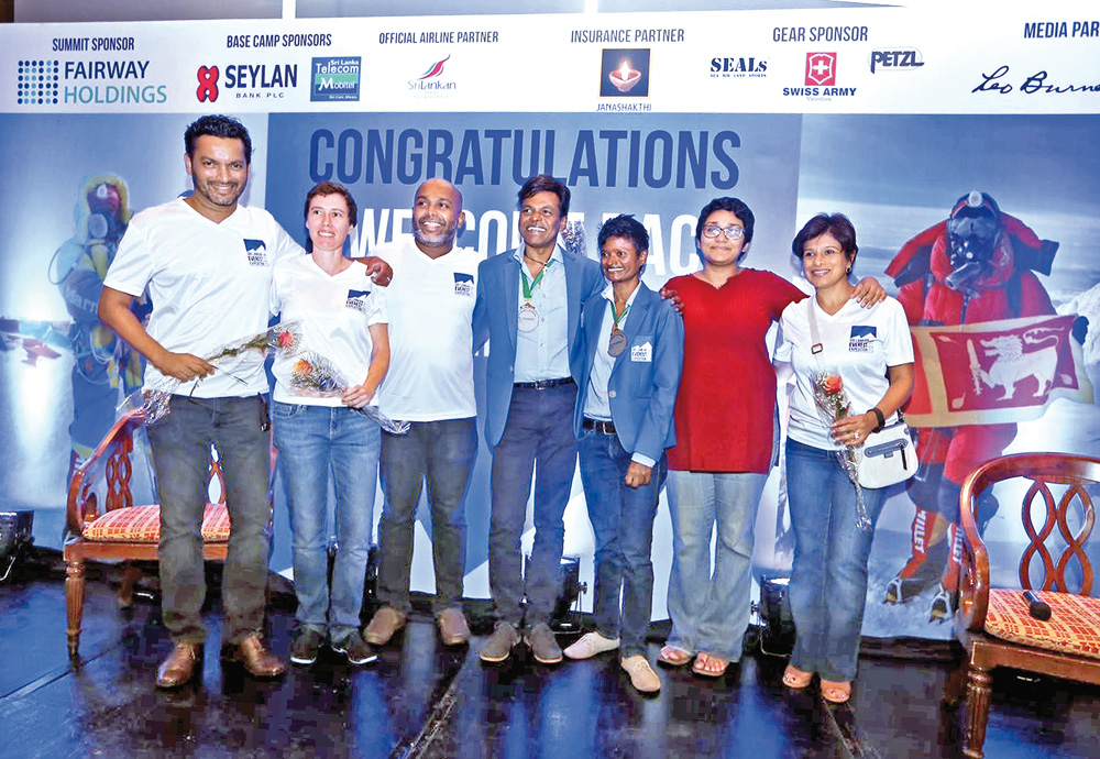 Team Jay caption - Team Jay and Johann, left to right: Kumar de silva, Katherine Davis, Rukmankan Sivaloganathan, Tehani Ariyaratne, Sajeda Akbarally (absent, Sachini Perera)