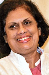 Former President Chandrika Bandaranaike Kumaratunga