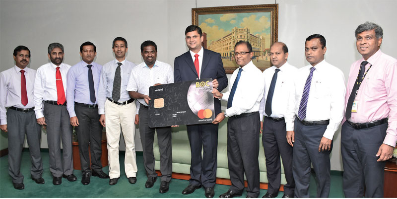 Bank of Ceylon launches World MasterCard to offer global Benefits ...