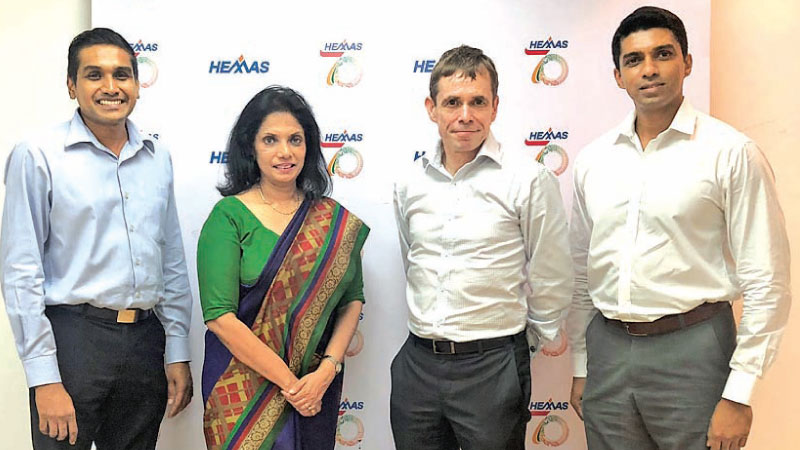 Chulendra De Silva, Co-Founder and Partner of InterBalance, Shiromi Masakorala, General Manager – Group Sustainability and Corporate Communication of Hemas Holdings, Steven Enderby, Group CEO of Hemas Holdings and Charith Jayasundera, Co-Founder and Partner of InterBalance