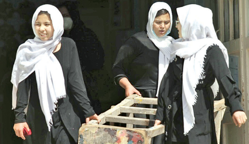 More than 2.2 million Afghan girls were unable to attend school as recently as last year. 