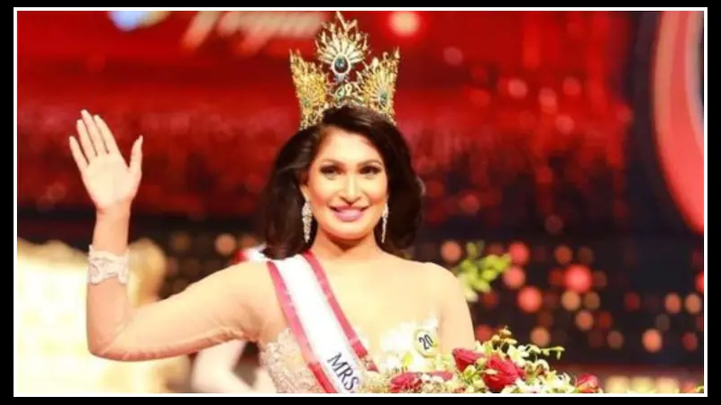 Mrs World' returns her crown after Sri Lanka pageant controversy