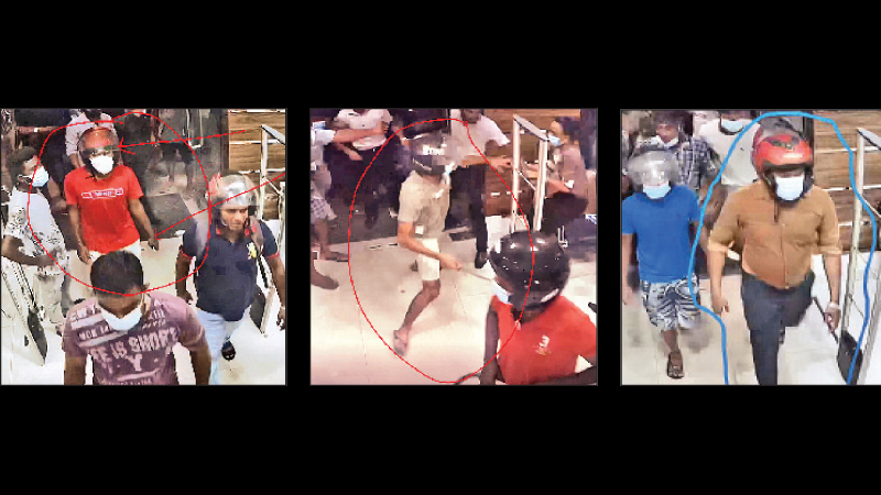 Three out of eight photos of the suspects released by the Police Media Division 