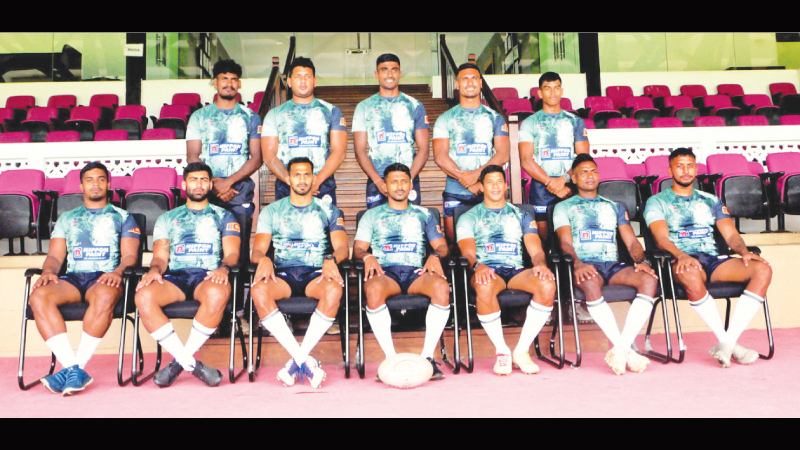 Sri Lanka Men’s Rugby Team that featured in the Korea Sevens. 