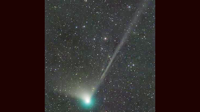 The E3 comet captured by astronomers at NASA  in December 2022
