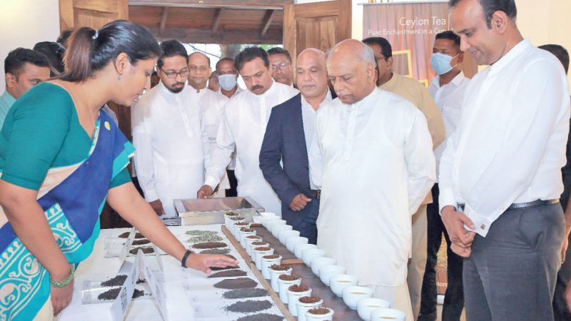 Prime Minister Dinesh Gunawardena declared that The Ministry of Tea premises in Galle on Saturday. Plantation Industry Minister Dr. Ramesh Pathirana, Southern Province Governor Willy Gamage and MPs were present.