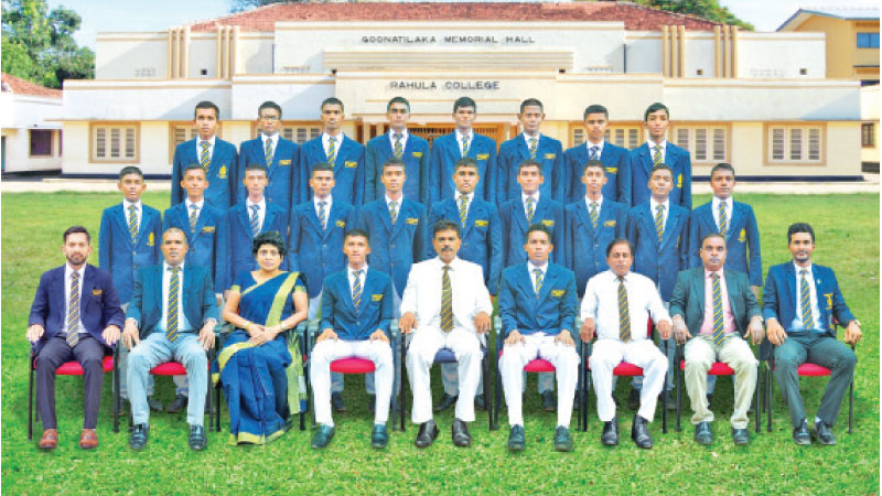 Rahula College, Matara first XI cricket team 