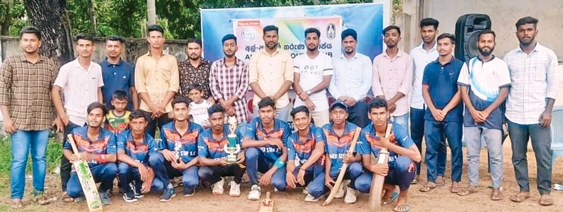 The champion Power Star Sports Club, Oluvil cricket team.