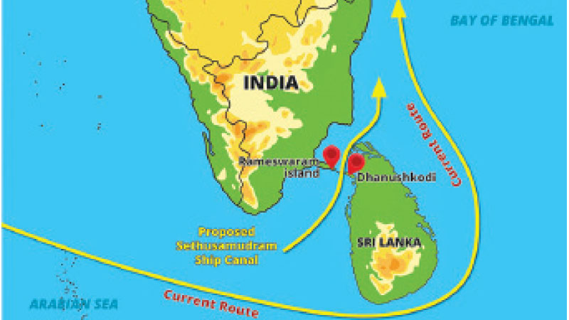 Indo-Lanka Bridge across Palk Strait proposed | Daily News