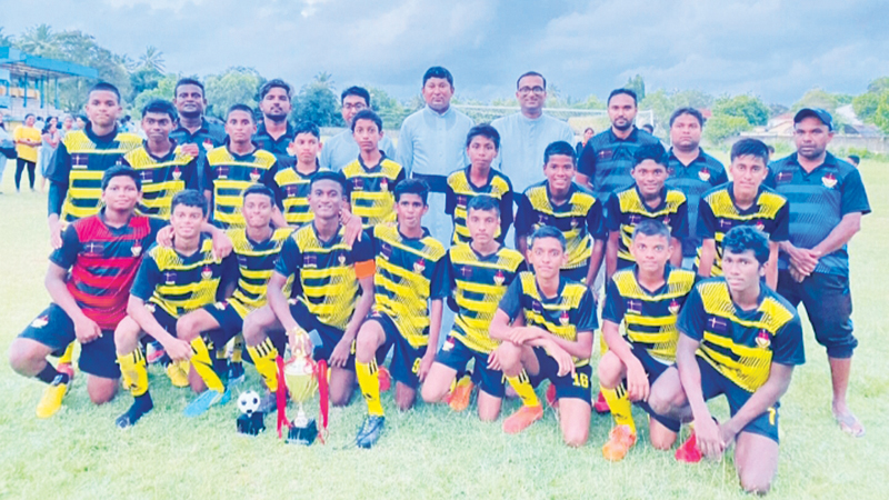 Holy Cross, Kalutara under 16 football champions | Daily News