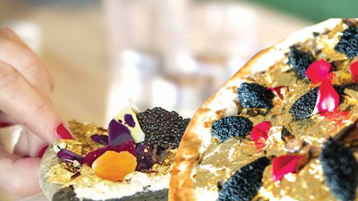 Edible gold pizza | Daily News