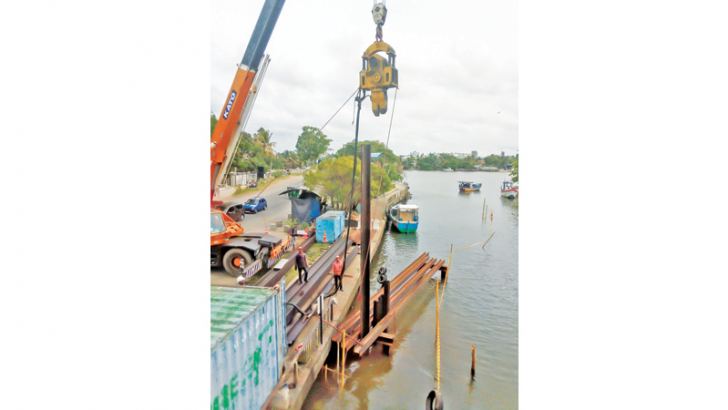 The construction of the jetty is expected to be completed by the end of November. Picture by Joseph Pius