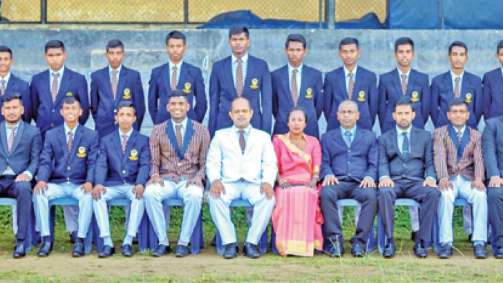 Piliyandala Central College 1st Eleven Cricket Pool 2022/23 (Picture by Dilwin Mendis Moratuwa Sports Special Correspondent)  